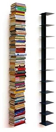Haseform Bücherturm 170 cm anthrazit Bücherregal Wandregal