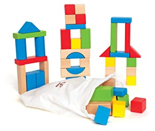 Hape Bunte Holzbausteine 50tlg