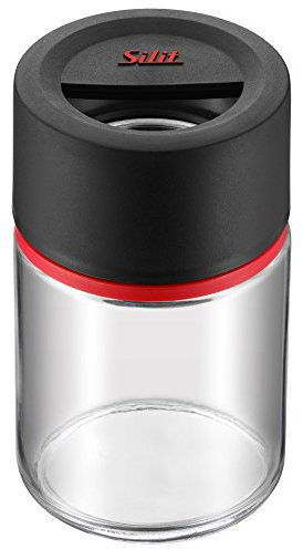 Silit Storio Grobstreuer 100ml, mit Aromadeckel, Gewürzglas grobes Streubild, Glas, Kunststoff, spülmaschinengeeignet