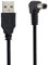 chenyang USB 2.0 Un type mâle à droite Angled 90 Degree 5.5 x 2.5mm DC 5V Power Plug Barrel Connector Charge Cable 80cm