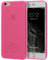 doupi PerfectFit Schutzhülle für iPhone 6 Plus / 6S Plus (5,5 Zoll), Staubschutz eingebaut mit Staubstöpseln Matt Clear Schutz Hülle Schale Bumper Case Cover, pink