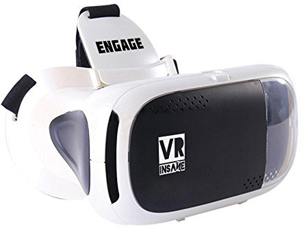 VR Insane Engage Virtual Reality Headset for Smartphones (White)