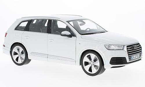 Audi Q7, weiss, 2015, Modellauto, Fertigmodell, Minichamps 1:18
