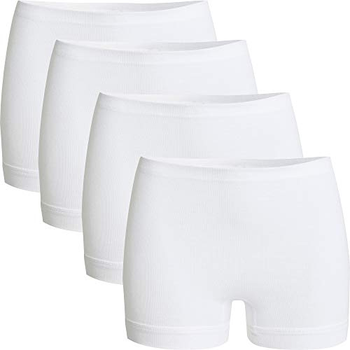 con-ta Damen-Schlüpfer 4er-Pack weiß Größe 42