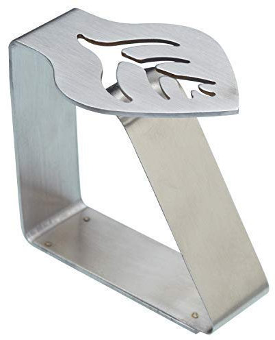Trimming Shop Mantel Clips, Hoja Diseño Funda Abrazaderas, Soportes para el Hogar, Patio,Picnic, Fiesta, Barbacoa, Boda, Interior y Uso Exterior, Acero Inoxidable, 12pcs