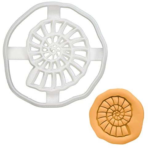 Ammonit Ausstechform, 1 Teil, Bakerlogy