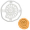 Ammonit Ausstechform, 1 Teil, Bakerlogy