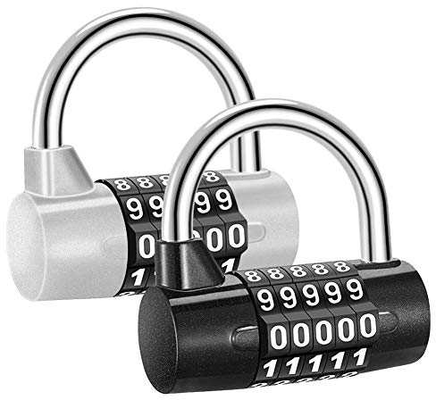 lucchetto ， lucchetto combinazione，2pcs lucchetto combinazione，lucchetto combinazione a 5 cifre，lucchetto combinazione grande