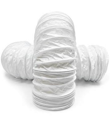 Fantronix 150mm Flexible Vent Hose, 6m, for Tumble Dryers & Cooker Hoods | Suitable For Extractor Fans And General Domestic Ventilation Duct Connections.