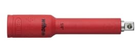 Wiha 1/4 para insertos de llaves de vaso aislados 75 mm (43059)