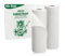 COM-FOUR® Doppelpack Küchenrolle, 48 Blatt saugstarke Allzwecktücher, wiederverwendbare und waschbare Haushaltstücher, umweltfreundliches Naturprodukt (2 Rollen à 24 Blatt - weiß)
