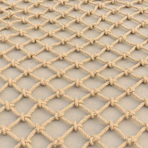 SSCYHT Kletternetz drinnen/draußen, Kletternetz, Kletternetz für Schaukel, Durchmesser 14 mm, Netz 12 cm, Kindersicherheitsnetz, Spielplatzausrüstung für Spielset,2X3M