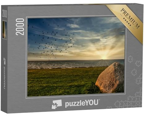 puzzleYOU: Puzzle 2000 Teile „Malerische Küstenlandschaft auf der Insel Fehmarn, Deutschland“ – aus der Puzzle-Kollektion Fehmarn