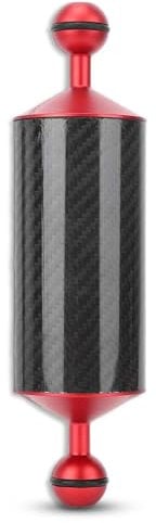 22x6x6cm/8.7x2.4x2.4in Diving Floating Arm, Diving Float Arm for Underwater Camera, Carbon Fiber Floating Arm Diving Photography Extend Accessory for Underwater Shooting (8 Inches)