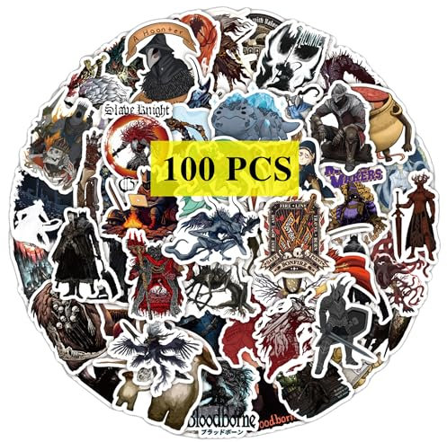 GTOTd Game Mixed Stickers (100Pcs) Mixed Game Gifts Merch Vinyl Water Bottle Luggage Guitar Skateboard Cute Aesthetic Manga Gifts for Teens