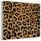 MuchoWow Glasbild Glasfoto Wandbild Bilder Deko 80x60 cm Panther Druck - Tiere - Braun