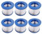 Cocooning Water Lot de 6 Cartouches de filtres pour Spa Gonflable