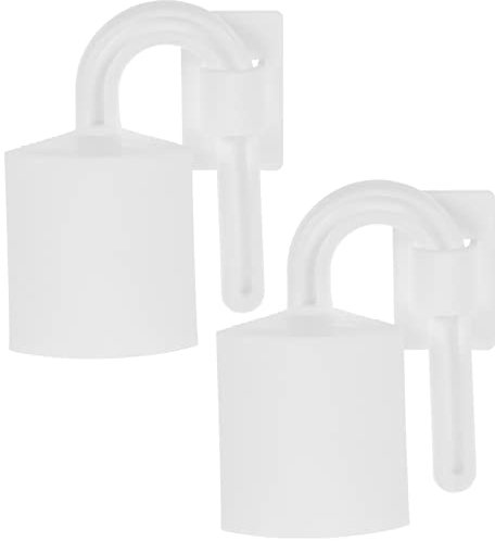 Homoyoyo 2pièces Butées De Porte pour Clips De Sécurité Anti-pincement Blancs des Doigts Et Stoppeurs De Porte pour Maison Et Crèches