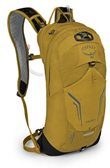 Osprey Syncro 5L Herren Wanderrucksack mit Hydraulikspeicher, Primavera Yellow