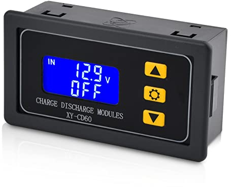 Heemol Batteriewächter modul Niederspannungs Abschaltung Schützt DC6-60V 10A mit Display für Lithium-Batterien.