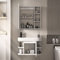 50cm Waschbeckenunterschrank hängend,badezimmer unterschrank waschbecken,moderner schwebender Einzel-Badezimmer-Waschtisch zur Wandmontage mit Soft-Close-Tür, moderner Badezimmerschrank ( Color : Sink