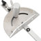 NICCOO Miter Righello Strumento per la Lavorazione Del Legno per Tavolo, Gauge tabella, utensile per mitra angolare per rilegatura in alluminio, 0-90 Gradi Angolo, 450 mm