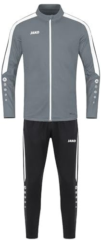 JAKO Kinder Trainingsanzug Polyester Power, Steingrau, 116