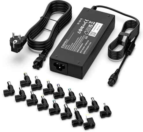 90W Chargeur Universel PC Ordinateur 19V 19.5V 20V Portable Power adaper pour HP Stream ASUS Vivobook Ideapad DELL Latitude Acer Aspire Toshiba Samsung Câble d'alimentation Avec 16 Tips