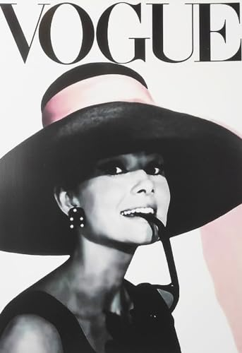 KUSTOM ART Star Hollywood Serie Audrey Hepburn Poster Kunstdruck auf beschichtetem Papier 42x30 cm ohne Rahmen