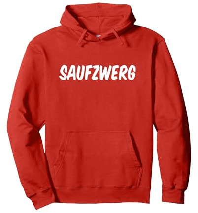 Saufzwerg Party Fasching Karneval Pullover Hoodie