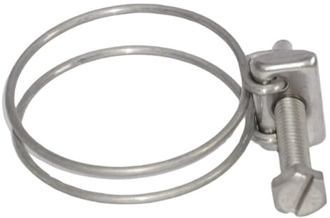 Drahtschlauchschelle Drahtschellen Schlauchschelle Edelstahl für Spiralschlauch (Spannbereich: 143-150 mm)