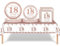 53Pcs Rose Gold Happy 18th Birthday Party Tableware Set - Plastic Table Cloth, Paper Plates, Napkins, Decorations Kit for Women Girl Her - Disposable Table Decorations