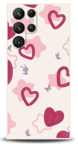 WUACYEAMING Compatible avec Coque Samsung Galaxy S22 Ultra 5G avec Protection de l'appareil Photo Coque en Silicone Liquide Résistant aux Rayures Antidérapant Antichoc Fine en TPU-Amour