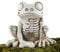 Generisch Frosch-Skelett-Figur, Halloween-Skelett-Frosch - Tierschädel Wohndeko,Dekorative Tierschädel-Froschschädel-Statue für Halloween-Tag der Toten