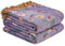 HOORDRY Premium Musselin Tagesdecke, Doppelseitig Kuscheldecke,Tagesdecke Boho 150×200CM,100% Baumwolle Sofaüberwurf Mit Fransen,Baumwolldecke,Bett-Überwurf,Couch-Überwurf