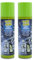 Spetebo Weihnachts Schneespray 150 ml im Dunkeln Leuchtend - 2er Set - Deko Kunstschnee phosphoreszierend zum sprühen - Leuchtschnee Sprühschnee Schneeflocken Kunstfrost Spray lumineszierend