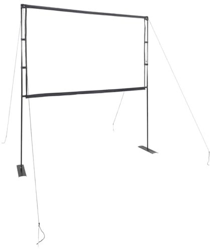 vidaXL Pantalla de proyección con Soportes 84 Pulgadas 16:9