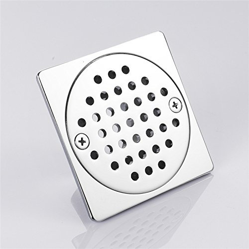 Bodenablauf Badezimmer Küche Balkon Dusche Bodenabläufe 9 x 9Cm Abflussgitter Quadratischer Boden Duschablauf Abflussgitter Abfluss