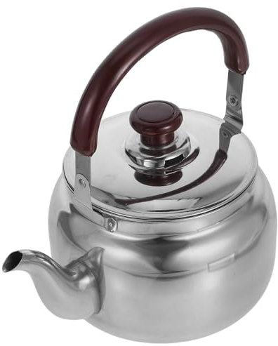 Gatuida Hervidor Inoxidable Ergonómico Con Silbido y Antiscald Para Cocinas De Inducción y Gas Para Preparar