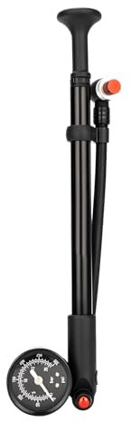300 PSI Hochdruck-Stoßpumpen, Vorderradgabelpumpen mit Manometer, Fahrräder, Federungsluftpumpen für Gabel und Hinterradaufhängung