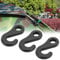 Set di ganci a forma di S in PVC, 20 pezzi, resistenti alle alte temperature, per gli appassionati di campeggio