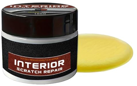 Renovateur Plastique Voiture Interieur - 100g Cire De Réparation De Rayures | Restaurateur De Tableau De Bord De Voiture | Efface Rayure Voitures Pour Rayures Sur Tableau Bord Avec Protection UV