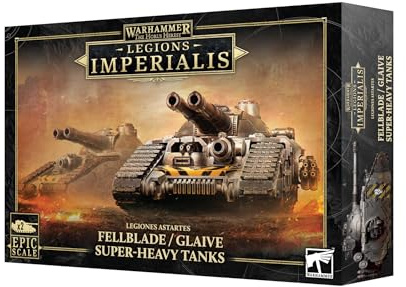 Warhammer: Horus Heresy - Legiones Astartes - Fellblade/Glaive Super-Heavy Tanks (2 Figuren)