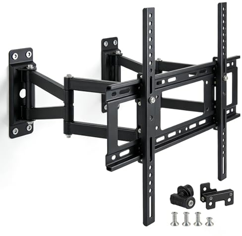 Heavy-Duty TV Wall Mount for 40-80 Inch TVs - Full Motion Swivel Tilt Extendable (Max 132 lbs, VESA Up to 600x400)