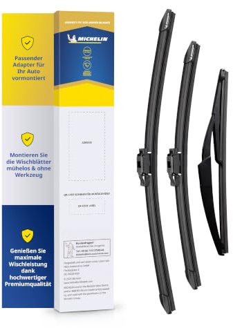 MICHELIN Perfect Fit 268H Scheibenwischer Set 550/400mm + 290mm | Kompatibel mit: Dacia, Renault Dokker [FE/KE] 01.15-12.21 , Dacia Lodgy 05.15->