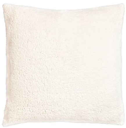 Traumschlaf Teddy Flausch Kopfkissen – Kuschelig weiches Mikrofaser Kissen, waschbar bis 60°C - formstabil & wärmend – Flauschiges Wohlfühlkissen für gemütliche Nächte - 40x40 cm