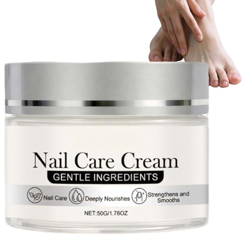 Tea Tree Oil Nail Strengthening Cream, with Oregano Oil Vitamin E Improves Nail Appearance, Nourishes Conditions Dry clou Repair Cream Damaged Cracked Thin，Deep Penetrating Support (1pcs)