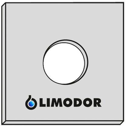 LIMODOR 5X Original - Filter - Filtereinsatz F LF ELF - Limot Lüfter 226x226mm mit 95mm Loch- Ersatzfilter - Art.-Nr.: 00010