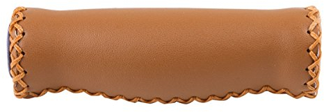 VELO Mixte Retro Poign e en cuir v ritable, Marron, 125 mm EU