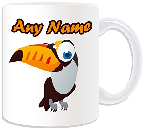 Große Tasse Tukan, Weiß
